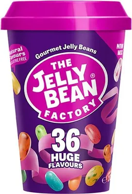 Produktbild von The Jelly Bean Factory 36 Huge Flavours Cup 200g