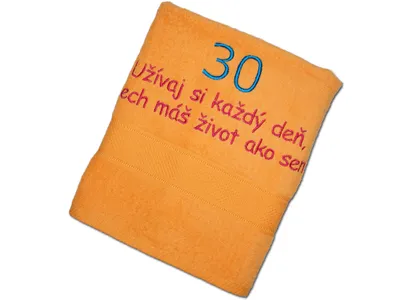 Obrázok produktu pre Osuška k 30-tke pre ženu