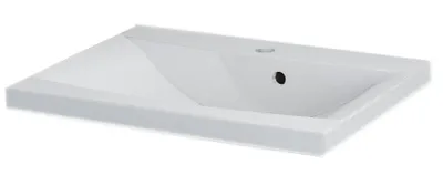 Immagine prodotto di Sapho Lucia - Lavabo 800x480 mm, con sfioratore, foro per rubinetto, bianco 50081