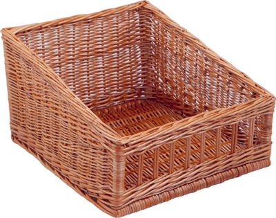 Systemregalkorb, Brotkorb, Brötchenkorb, Thekenkorb, 45x40x16/27cm, gestäbt