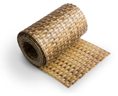 Produktbild von Sichtschutzstreifen zaun|zu RATTAN Einzelstreifen 2,55m für Doppelstabmattenzaun Stroh 2,55m