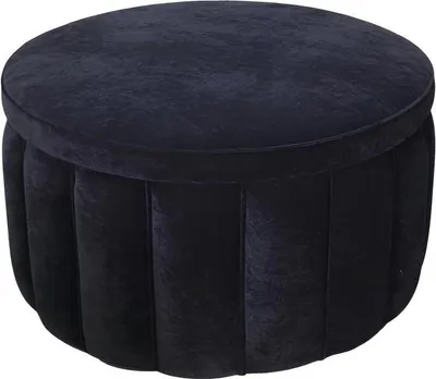 Produktbild von Hocker Rund Chesterfield Pouf Fußhocker Hocker Polsterhocker Sitzhocker Hocker
