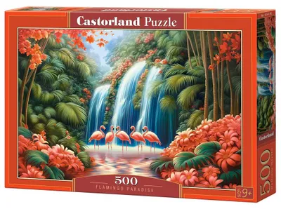 Zdjęcie produktu dla Puzzle 500 Flamingo Paradise B-54190