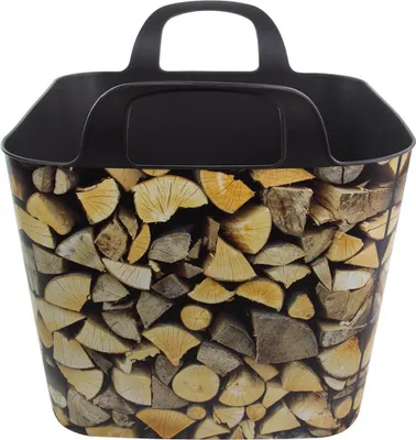 Image de Panier à Bois Flexible 40x40x31 Cm