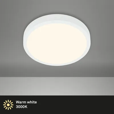 Produktbild von Deckenleuchte Briloner LED 16W Ø28cm Aufbaulampe Deckenlampe weiß
