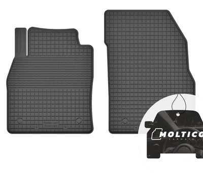 Immagine prodotto di Tappetini in gomma anteriori con bordo, adatti a tutte le stagioni, per Citroen C3 Aircross dal 2017