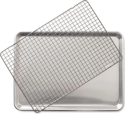 Obrázek produktu pro nordic ware - Hladká poloviční plechová pánev s nepřilnavou mřížkou