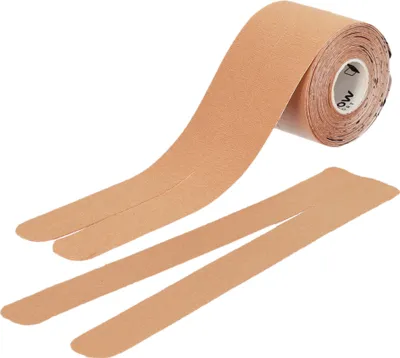 Produktbild von yellowSPORT yellowPRECUT TAPE - Kinesiotaping Tape - Y-förmige gebrauchsfertige Pflaster - Beige - 20 Anwendungen x 25 cm
