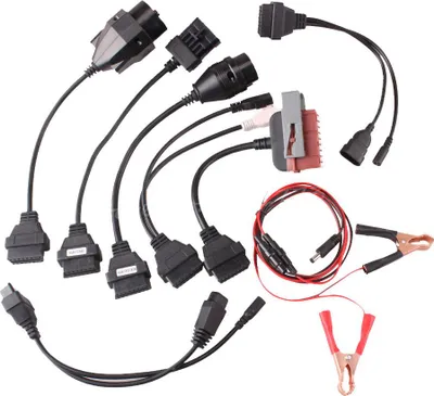 Produktbild von vhbw 8x OBD Adapter OBD1 auf OBD2 16Pin kompatibel mit Opel Auto, PKW - Verbindungsadapter