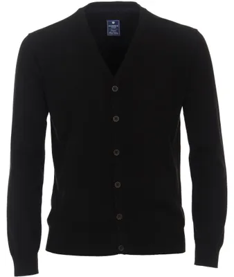 Produktbild von Redmond - Herren Strickjacke zum Knöpfen (222810680), Größe:XL, Farbe:Schwarz(90)