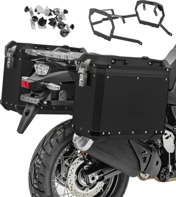 Produktbild von Alu-Koffer + Kofferträger für KTM 1090 Adventure / R 17-19 GX38 schwar