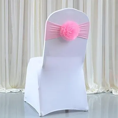 Image de Ruban décoratif pour chaises, idéal pour les mariages et les fêtes