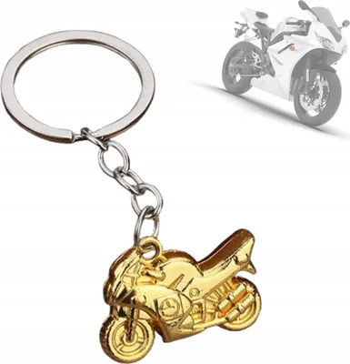 Image de MOTORADE MOTEUR Porte-clés or métal pour clés Cadeau original