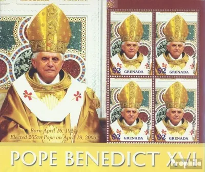 Produktbild von Briefmarken Grenada 2006 Mi 5699 Kleinbogen (kompl.Ausg.) postfrisch Papst Benedikt XVI.