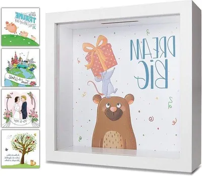 Image de Livre d'épargne 3D Fotodoos pour enfants, tirelire, cadeau