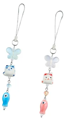 Productafbeelding van Omgoods - Schattige Telefoon Charms voor Tassen en Sleutelhangers