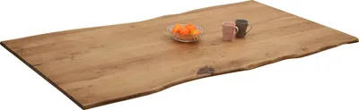 Produktbild von Tischplatte Baumkante Akazie eichefarben 160 x 85 cm NOAH