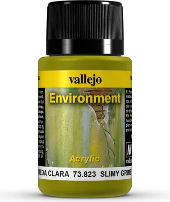 Produktbild von Slimy Grime Light 40ml Vallejo 73823 wettereffekt Farbe