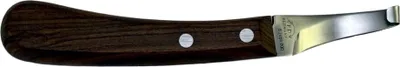 Image de F.DICK Hufmesser ASCOT-CURVED (Gekräpft Links-Kurz-Schmal; Palisander; 65 mm)
