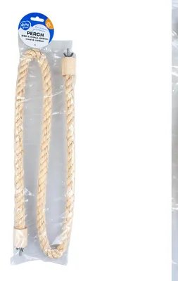 Productafbeelding van Duvo+ Zitstok katoen & sisal beige voor vogels en knaagdieren