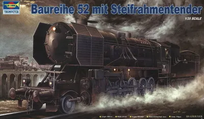 Produktbild von Trumpeter Kriegslokomotive Baureihe 52 (BR-52) mit Steifrahmentender1:35, 00210