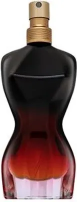 A perfume bottle on a white background.