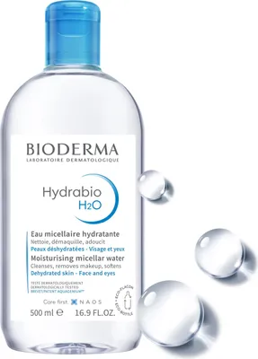 Image de Bioderma Hydrabio H2O Eau micellaire hydratante 500 ml