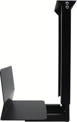 Produktbild von HOME DELUXE - PC-Halterung NAGO - Schwarz, ca. 24 x 16 x 42 cm, Platzsparend, Unter-Tisch-Montage I Computerhalterung PC-Ständer