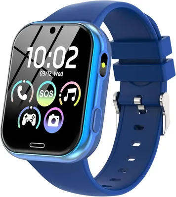 Produktbild von Kinder Smartwatch Telefon Uhr für Jungen Mädchen mit Spielen Kamera Musik SOS Anruf Wecker Schrittzähler Lernspiele MP3 Lernuhr Geschenk 4 bis 10 Jahr