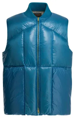 Image de Beams Plus veste sans manches homme bleu - M
