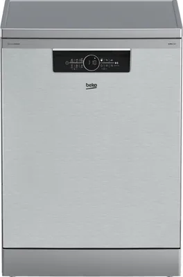A front view of a freestanding dishwasher.