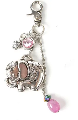 Produktbild von Schlüsselanhänger mit Elefant, rosa