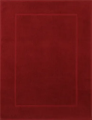Produktbild von Betz Badvorleger 50x70 cm PREMIUM Badematte Badteppich Duschvorleger 100% Baumwolle 650g/m²  Farbe: rubinrot
