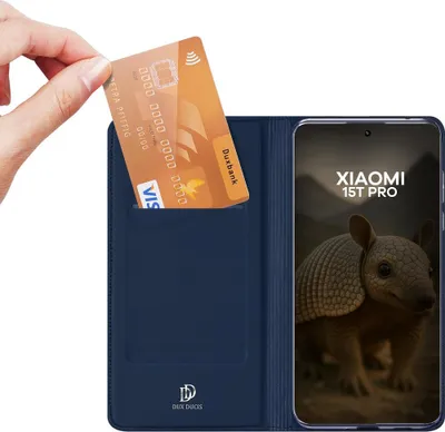 Produktbild von Handyhülle mit Klappe für Xiaomi 15T Pro, Dux Ducis Skin Pro, Blau