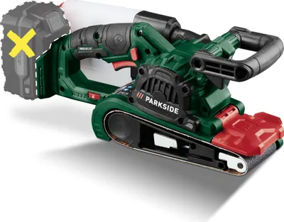 Produktbild von Akumulátorová pásová bruska PARKSIDE® 20 V "PBSDA 20-Li A1", bez akumulátoru a nabíječky