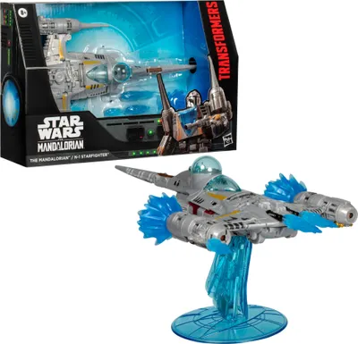 Produktbild von Hasbro Transformers Star Wars Mandalorian N-1 Starfighter 19cm Figurka Kolekcjonerska