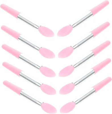 Produktbild von 10 Silikon-Augenpinsel, Lidschattenapplikator, weich, leicht zu reinigender Teint