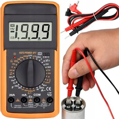 Obrázek produktu pro Profesionální Multimetr Digitální Voltmetr Lcd Ampérmetr Univerzální