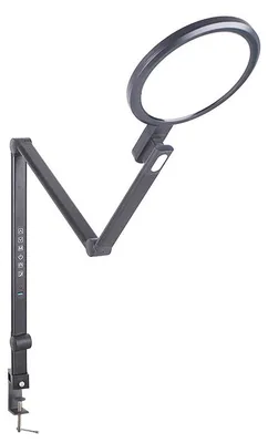 Produktbild von LED Schreibtischlampe mit Klemme – 1200LM, 5 Farbtemp, dimmbar, USB-A/C | Für Home Office & Videoanrufe