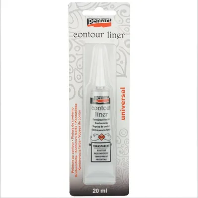 Immagine prodotto di PENTART - Colore per contorno con applicatore - trasparente 20 ml