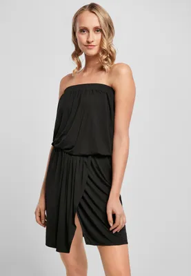 Produktbild von Urban Classics Ladies - Short Bandeau Kleid schwarz - XL