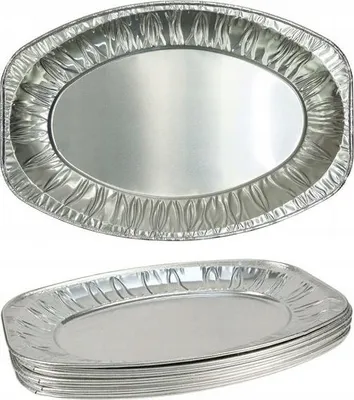 Zdjęcie produktu dla Tacka, patera aluminiowa 35 x 24 cm  5 szt