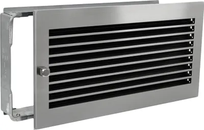 Produktbild von Warmluftgitter WG 4523 MESM mit Edelstahl Blende 450x230mm Zuluft Abluftgitter