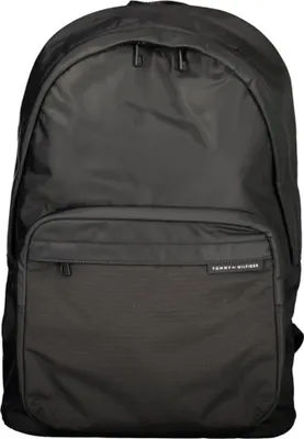 Produktbild von Moderner schwarzer Herrenrucksack mit Laptopfach aus Recyclingmaterial