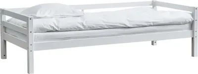 Produktbild von FURNLUX Kinder Einzelbett Actim Weiss 90x200cm / Hauptfarbe: Weiß / Abmessungen: 98 x 60 x 208 cm