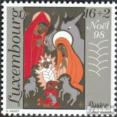 Produktbild von Briefmarken Luxemburg 1998 Mi 1464 (kompl.Ausg.) postfrisch Weihnachten