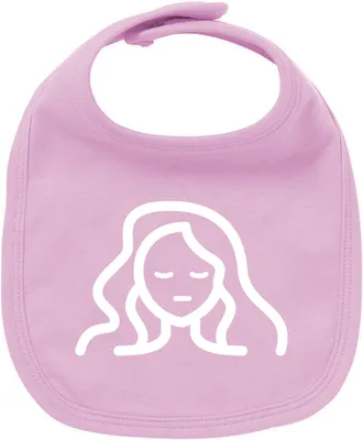 Produktbild von Huuraa Unisex Babylatz Jungfrau Sternzeichen Symbol Geschenk Babypink  Baumwolle Jungfrau Mitbringsel