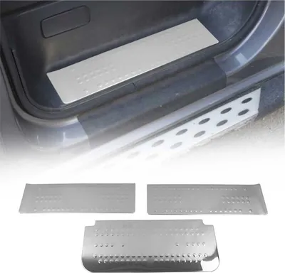 Immagine prodotto di Finiture soglie porta per Renault Trafic 2001-2014 acciaio inox argento 3pz