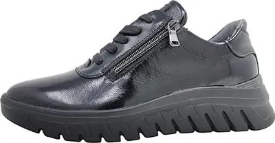 Produktbild von Waldläufer H-Biggi Damenschuhe Schnürschuhe Sportive Schwarz Freizeit, Schuhgröße:EUR 39 | UK 6