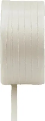 Produktbild von Satin Schmuckband Vipke, creme, 50m, 3mm - Doppel-Satinband